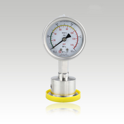 Y-100BF-MC卫生型隔膜压力表